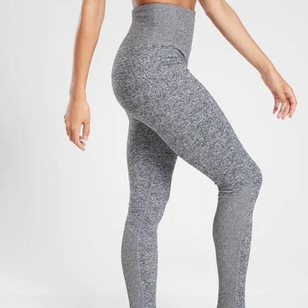 ATHLETA Exhale Stash Pocket Heel Leggings Yoga NWT
